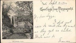 Minnehaha Falls Postcard