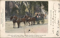 Pioneer Coach Postcard