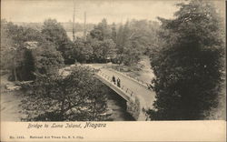 Bridge to Luna Island Niagara, NY Postcard Postcard Postcard