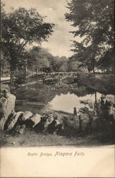 Rustic Bridge Niagara Falls, NY Postcard Postcard Postcard