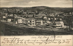 View of Town Liberty, NY Postcard Postcard Postcard