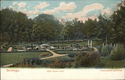 Club House Park Saratoga, NY Postcard Postcard Postcard