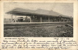 Bay Port Depot, Long Island Bayport, NY Postcard Postcard Postcard