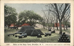 Relics at the Navy Yard Postcard