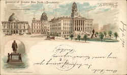 Souvenir of Greater New York Postcard