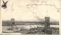 View of Brooklyn Bridge Postcard