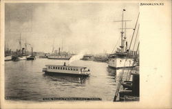 Cob Dock Ferry - Navy Yard, Brooklyn New York, NY Postcard Postcard Postcard