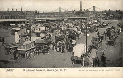 Wallabout Market Brooklyn, NY Postcard Postcard Postcard