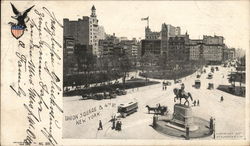 Union Square and 4th Avenue New York, NY Postcard Postcard Postcard