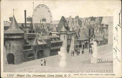 Midget City, Dreamland, Coney Island New York, NY Postcard Postcard Postcard