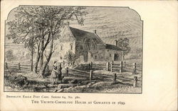 The Vechte-Cortelyou House at Gowanus in 1699 Brooklyn, NY Postcard Postcard Postcard