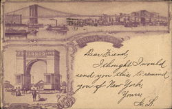 Greetings from New York Postcard