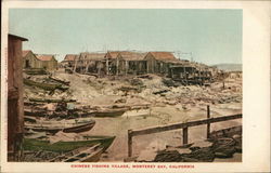 Chinese Fishing Village, Monterey Bay Postcard