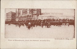 View of Boardwalk from the Strand Postcard