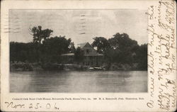 Council Oak Boat Club House, Riverside Park Sioux City, IA Postcard Postcard Postcard