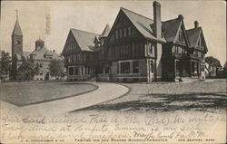 Tabitha Inn and Rogers School, Fairhaven New Bedford, MA Postcard Postcard Postcard