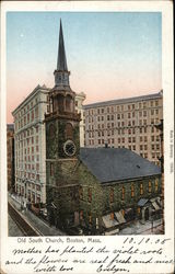 Old South Church Postcard