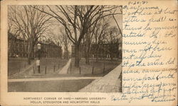 Northwest Corner of Yard, Harvard University Cambridge, MA Postcard Postcard Postcard