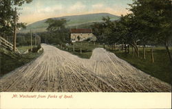 Mt. Wachusett from Forks of Road Princeton, MA Postcard Postcard Postcard