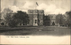 State School Coldwater, MI Postcard Postcard Postcard