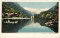 Cascade House on Upper Cascade Lake, Adirondack Mountains Postcard