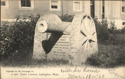 An 1879 Stone Cannon Postcard