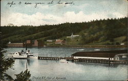 Pier at Renwick Ithaca, NY Postcard Postcard Postcard