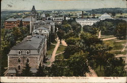 Cornell University - Birds Eye View Looking North from Library Ithaca, NY Postcard Postcard Postcard