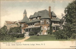 Delta Upsilon Fraternity Lodge Ithaca, NY Postcard Postcard Postcard