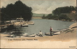 Pontoosuc Lake Pittsfield, MA Postcard Postcard Postcard