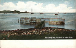 Fish Weir at Owls Head Postcard