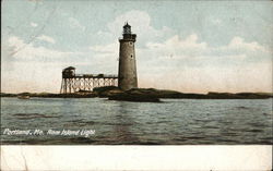 Ram Island Light Portland, ME Postcard Postcard Postcard