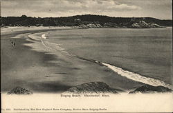 Singing Beach Manchester, MA Postcard Postcard Postcard