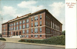 High School Brockton, MA Postcard Postcard Postcard