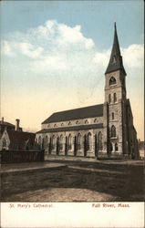 St. Mary's Cathedral Fall River, MA Postcard Postcard Postcard