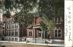 Public Library Postcard