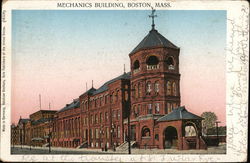 Mechanics Building Postcard