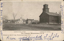 The Common Westmoreland, NH Postcard Postcard Postcard