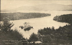 Camp Carnes, Websters Cove, Asquam Lake Postcard