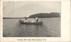 Canoeing - Silver Lake Postcard