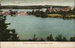 Murray Lake and East Boothbay Maine Postcard Postcard Postcard