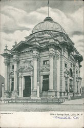 Savings Bank Utica, NY Postcard Postcard Postcard