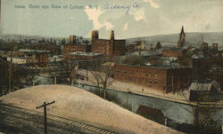 Birds Eye View of Cohoes Postcard