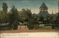 Casino Entrance Endicott, NY Postcard Postcard Postcard