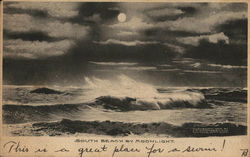 South Beach by Moonlight Postcard