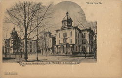 State Normal and Model School Trenton, NJ Postcard Postcard Postcard