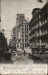 Chestnut Street West from Ninth Postcard