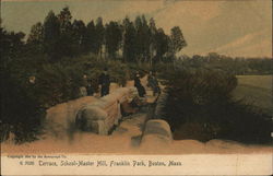 Terrace, School-Master Hill, Franklin Park Postcard