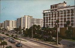 Hotels on Ocean Boulevard Hollywood, FL Postcard Postcard Postcard