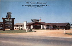 The Ranch Restaurant, U.S. Highways 315 - 231 - 80W & 82 Postcard